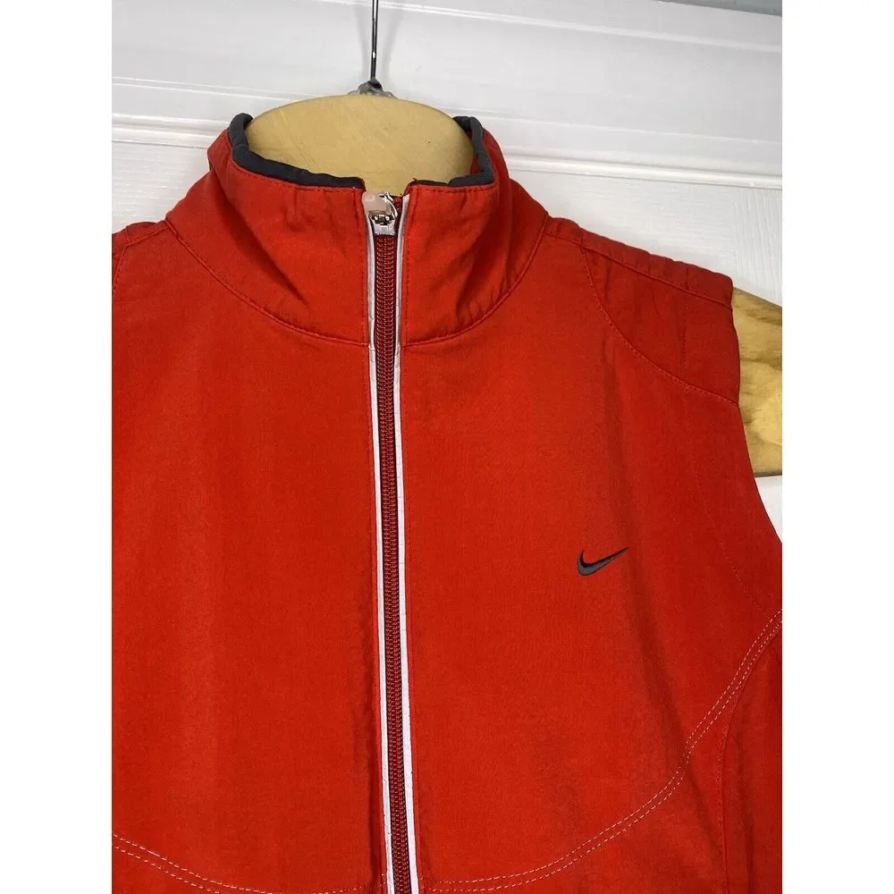 Nike Sphere Pro Women's Vented Double Full Zip Vest Red‎ Small